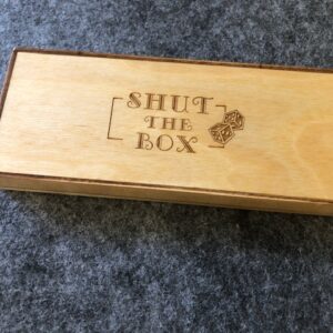 Wooden traditional game "Shut the Box"