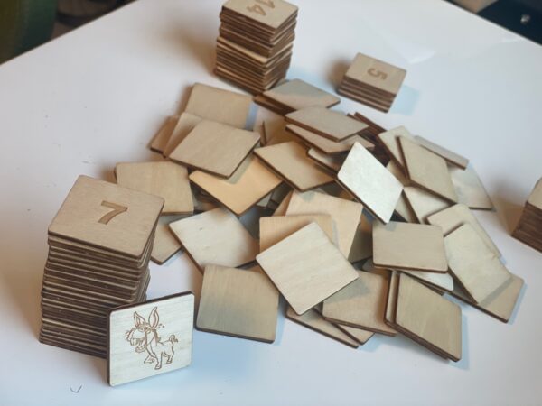 Eselspiel | Game of donkey | Das Lustige Eselspiel | Æselspil | Osiołek - Wooden personalized handmade game