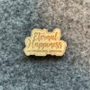 Set of 100 pieces | Small wooden plaque "Eternal Happiness" 2026 JW convention gift | Make your own gift | empty back, different languages