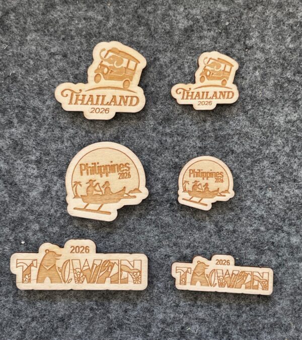 Set of 100 pieces | Small wooden plaque | 2026 JW convention personalized handmade gift | Make your own gift empty back