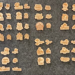 Set of 100 pieces | Small wooden plaque | 2026 JW convention personalized handmade gift | Make your own gift empty back