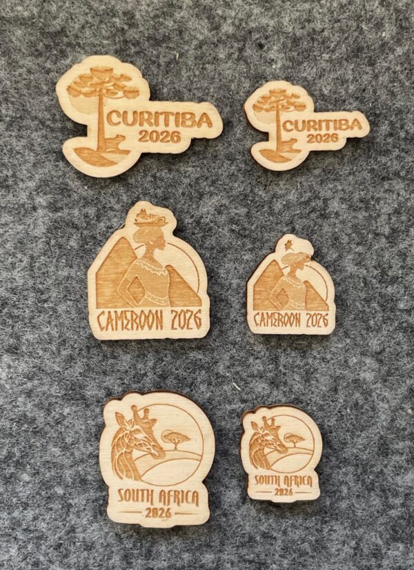 Set of 100 pieces | Small wooden plaque | 2026 JW convention personalized handmade gift | Make your own gift empty back