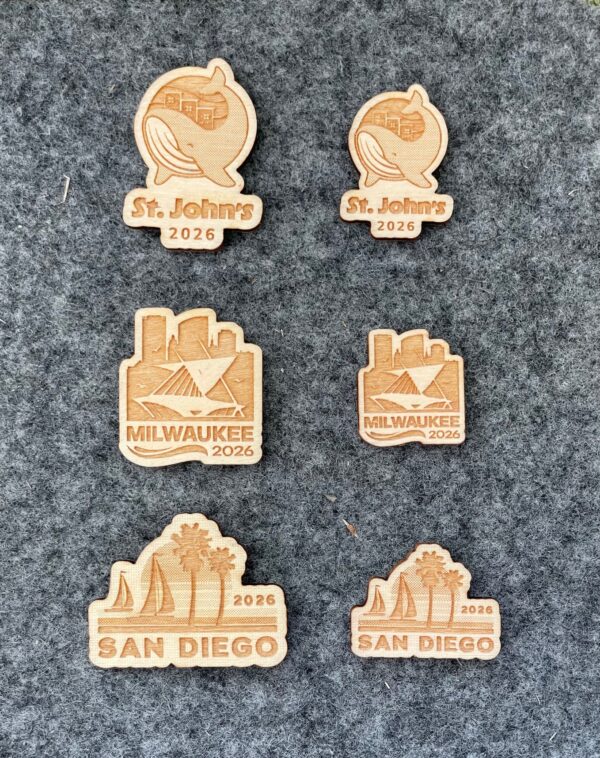 Set of 100 pieces | Small wooden plaque | 2026 JW convention personalized handmade gift | Make your own gift empty back