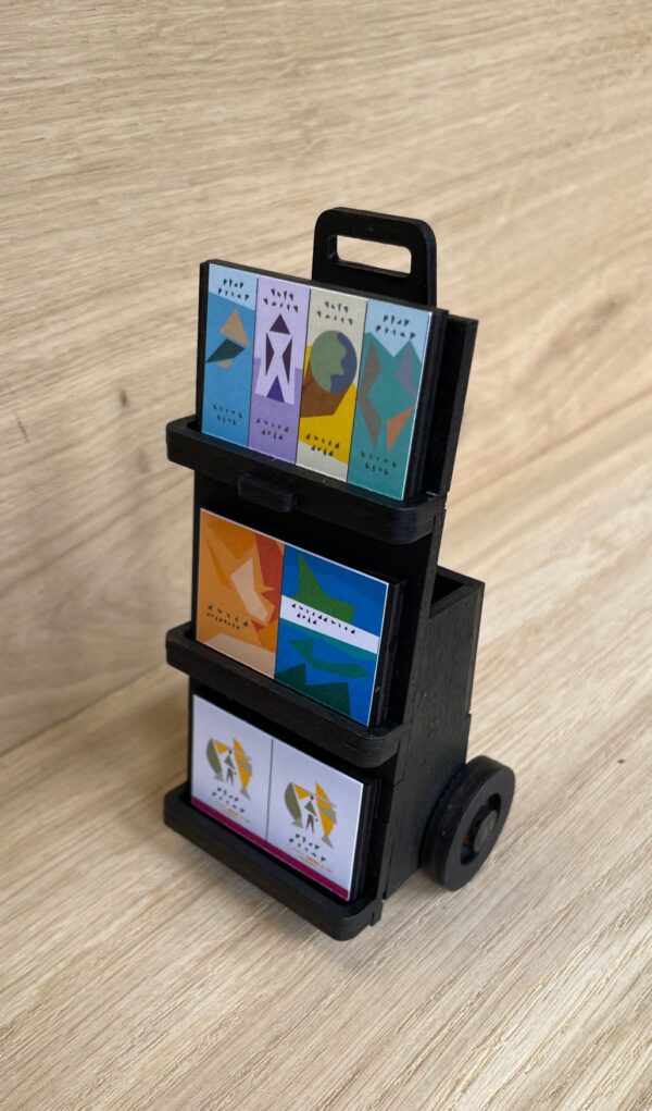 barbie-toy-jw-personalized-gift JW mini wooden witnessing cart | Pen stand post-it notes | Barbie handmade wooden toy | Best convention pioneer school gift | Personalized