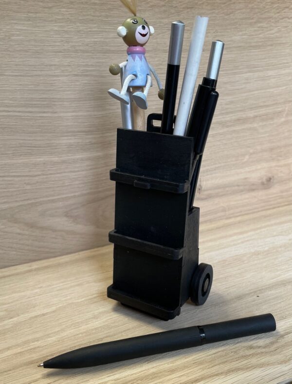 barbie-toy-pen-stand-jw-gift JW mini wooden witnessing cart | Pen stand post-it notes | Barbie handmade wooden toy | Best convention pioneer school gift | Personalized