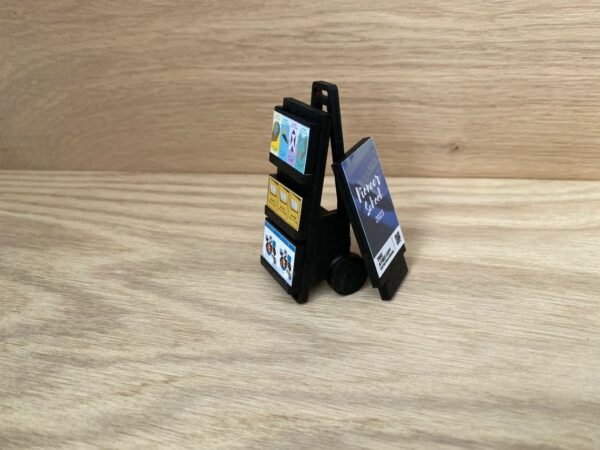 double-sided-wooden-personalized-jw-cart-gift JW wooden Witnessing Cart with double-sided board | Handmade JW Pioneer Gift | Mini Literature Cart | JW Ministry Decor | Convention gift